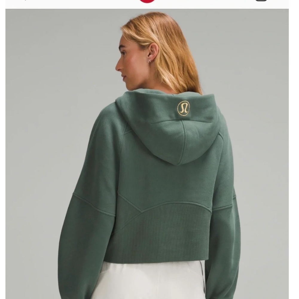 Lululemon Scuba Oversized Half-zip hoodie M/L DKFR dark forest
